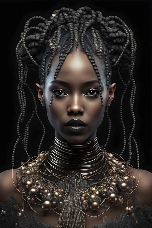 Tablou Canvas - Afro 138 Eleganta Redefinita