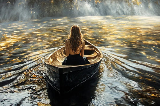 Tablou Canvas - Eleganta cu Barca