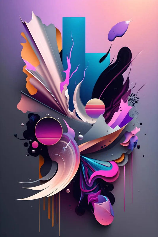 Tablou Canvas - Eleganta Abstracta 3D