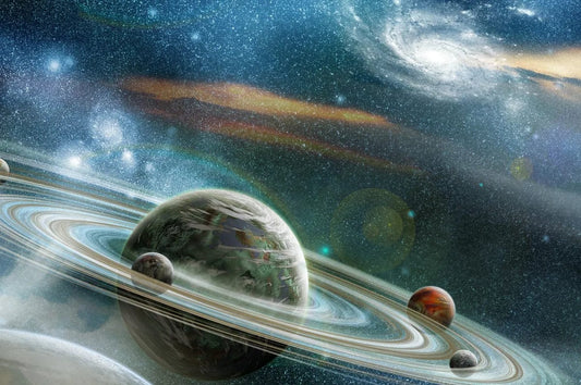 Tablou Canvas - Planeta cu Inele