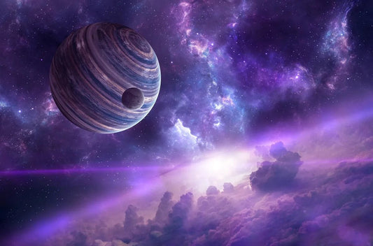 Tablou Canvas - Iluminare Violet