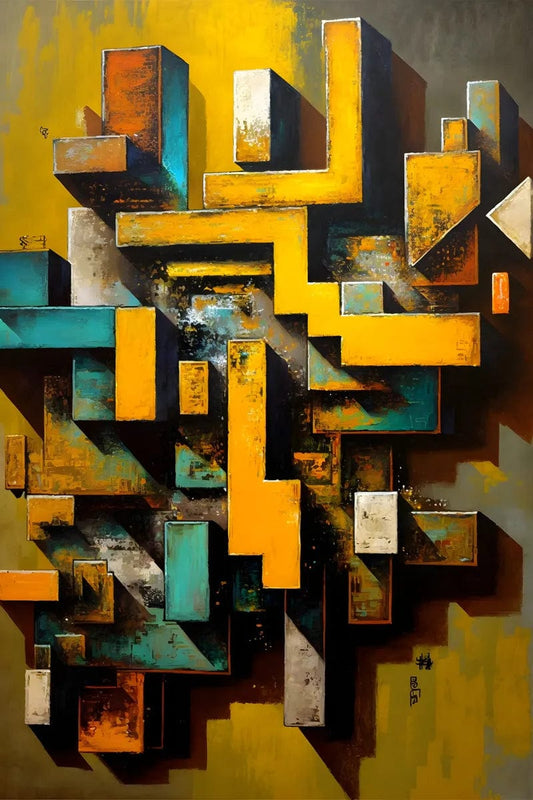 Tablou Canvas - Eleganta Abstracta 3D 54