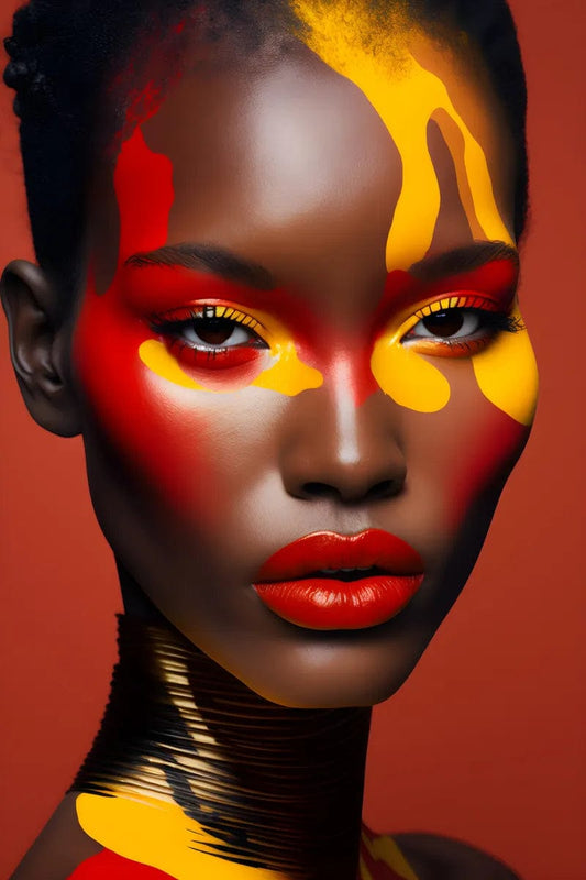 Tablou Canvas - Afro 124 Eleganta Rafinatei