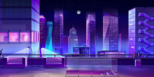 Tablou Canvas - Peisaj Citadin Abstract 3