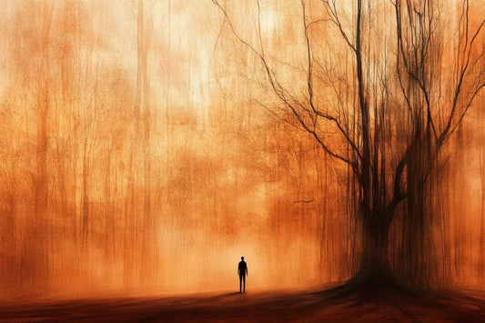 Tablou Canvas - Singur pe Orizont