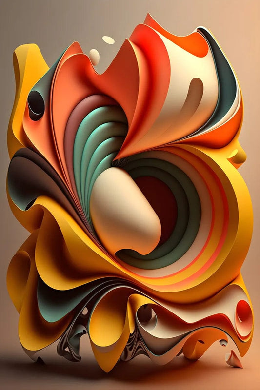 Tablou Canvas - Eleganta Abstracta 3D 53