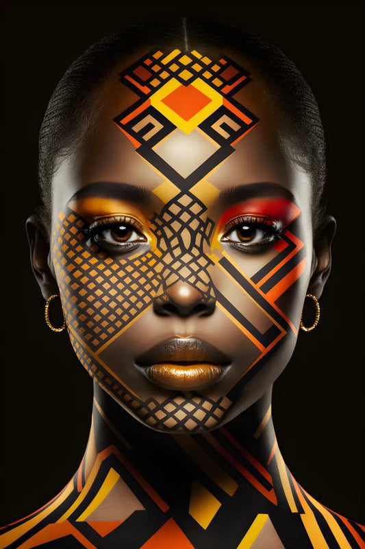 Tablou Canvas - Afro 96