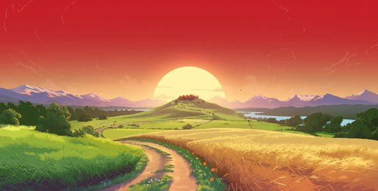 Tablou Canvas - Rasarit Abstract Elegant