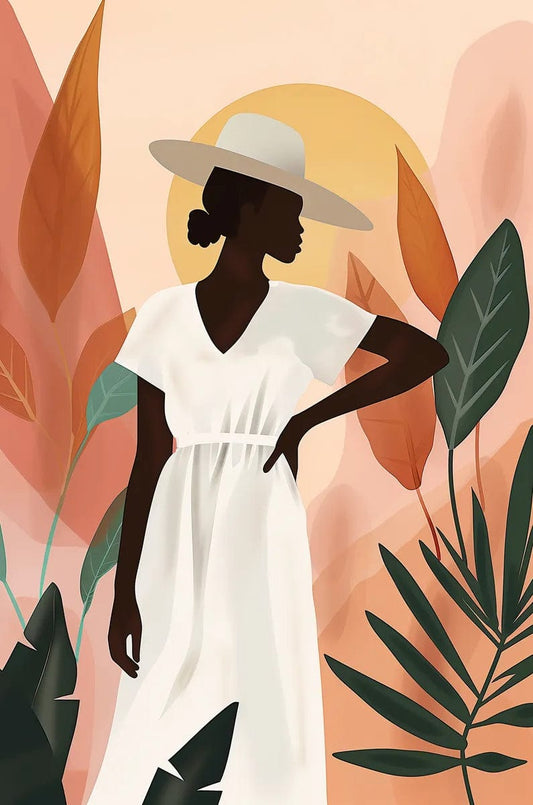 Tablou Canvas - Afro 002 Eleganta Suprema