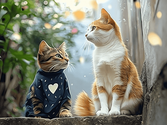 Tablou Canvas - 2 Pisici