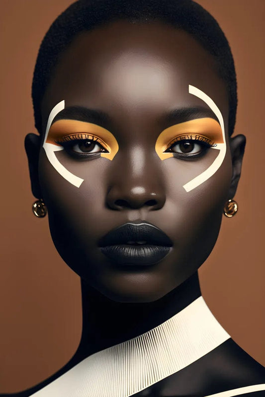 Tablou Canvas - Eleganta Afro 93