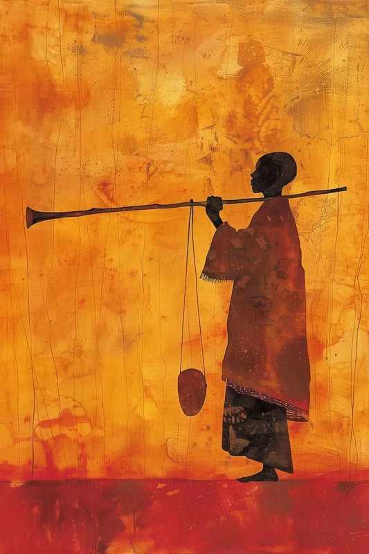 Tablou Canvas - Elegant Afro 75