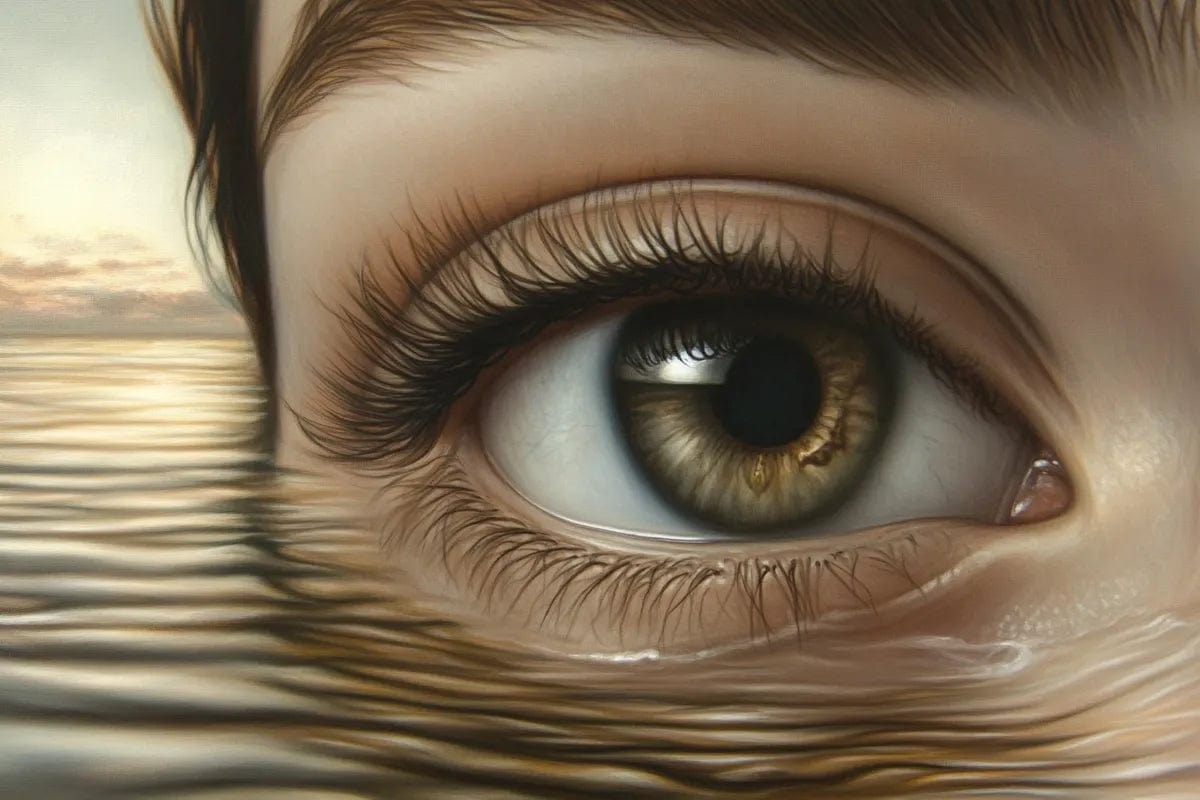 Tablou Canvas - Privirea din ape