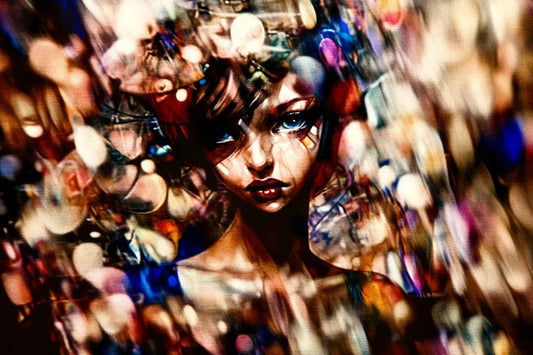 Tablou Canvas - Eleganta Florala Abstracta