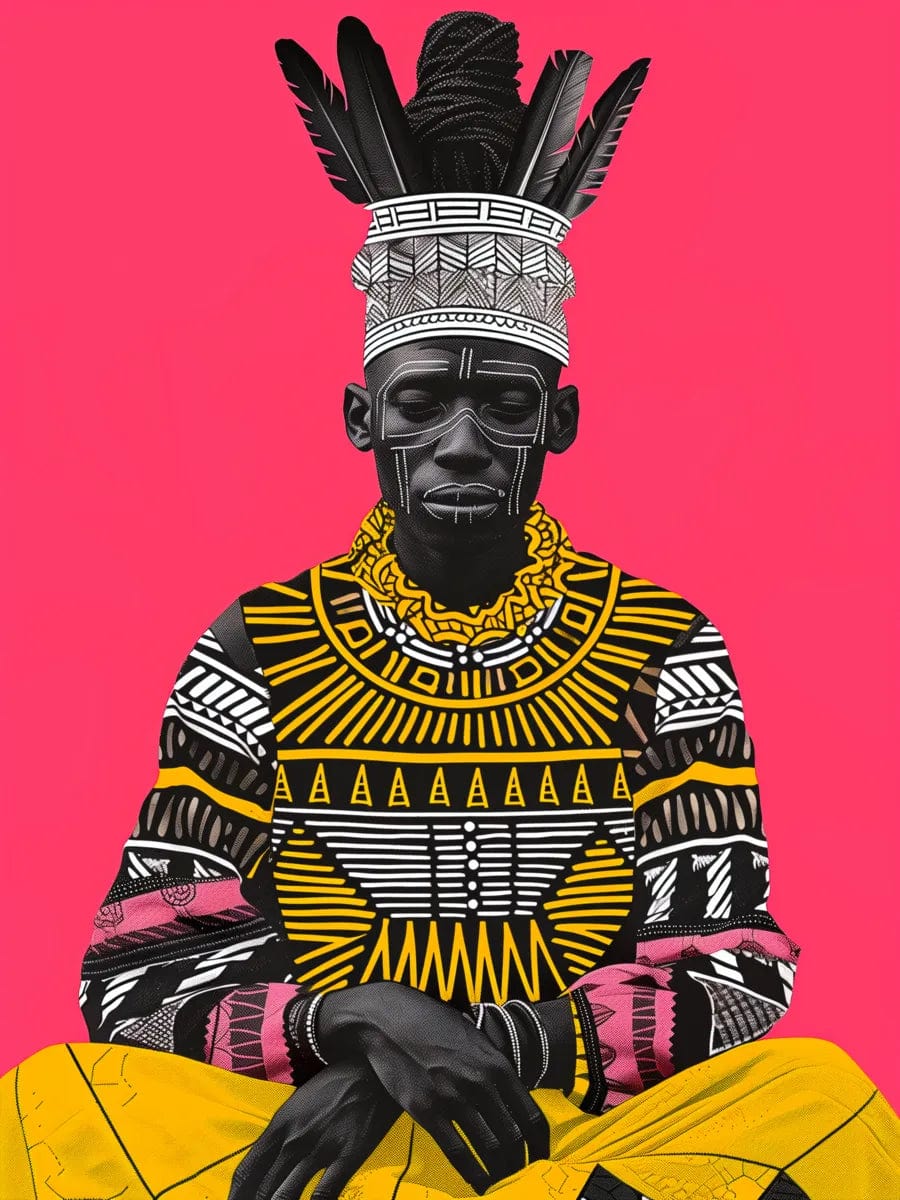 Tablou Canvas - Afro 44 Eleganta si Inspirație