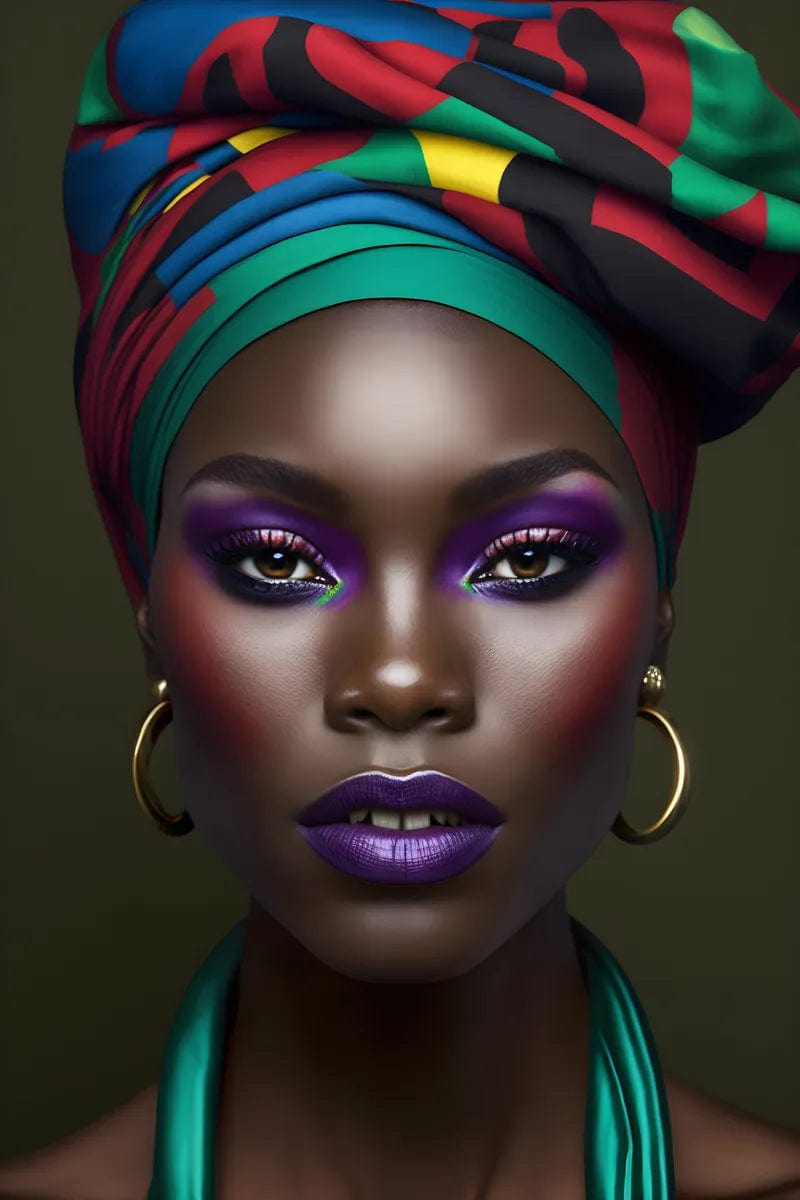 Tablou Canvas - Eleganta Afro