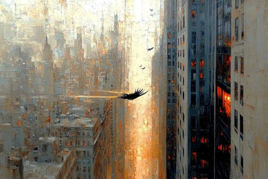 Tablou Canvas - Citadin Apocalisa