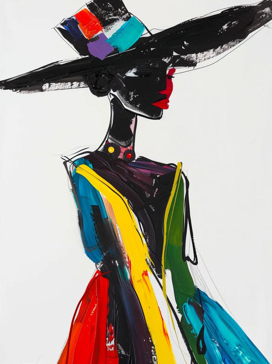 Tablou Canvas - Afro 59 Eleganta Contemporana