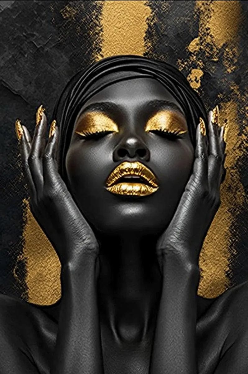 Tablou Canvas - Cu Capul în Maini