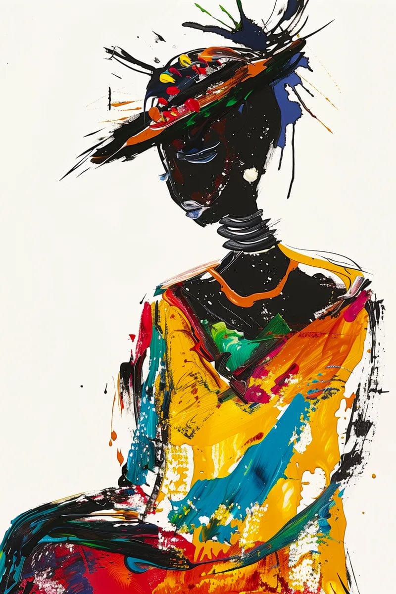 Tablou Canvas - Afro 60 Eleganta Africana