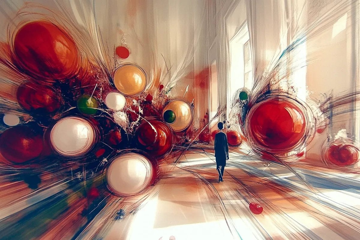 Tablou Canvas - Pierdut într-un Univers Paralel