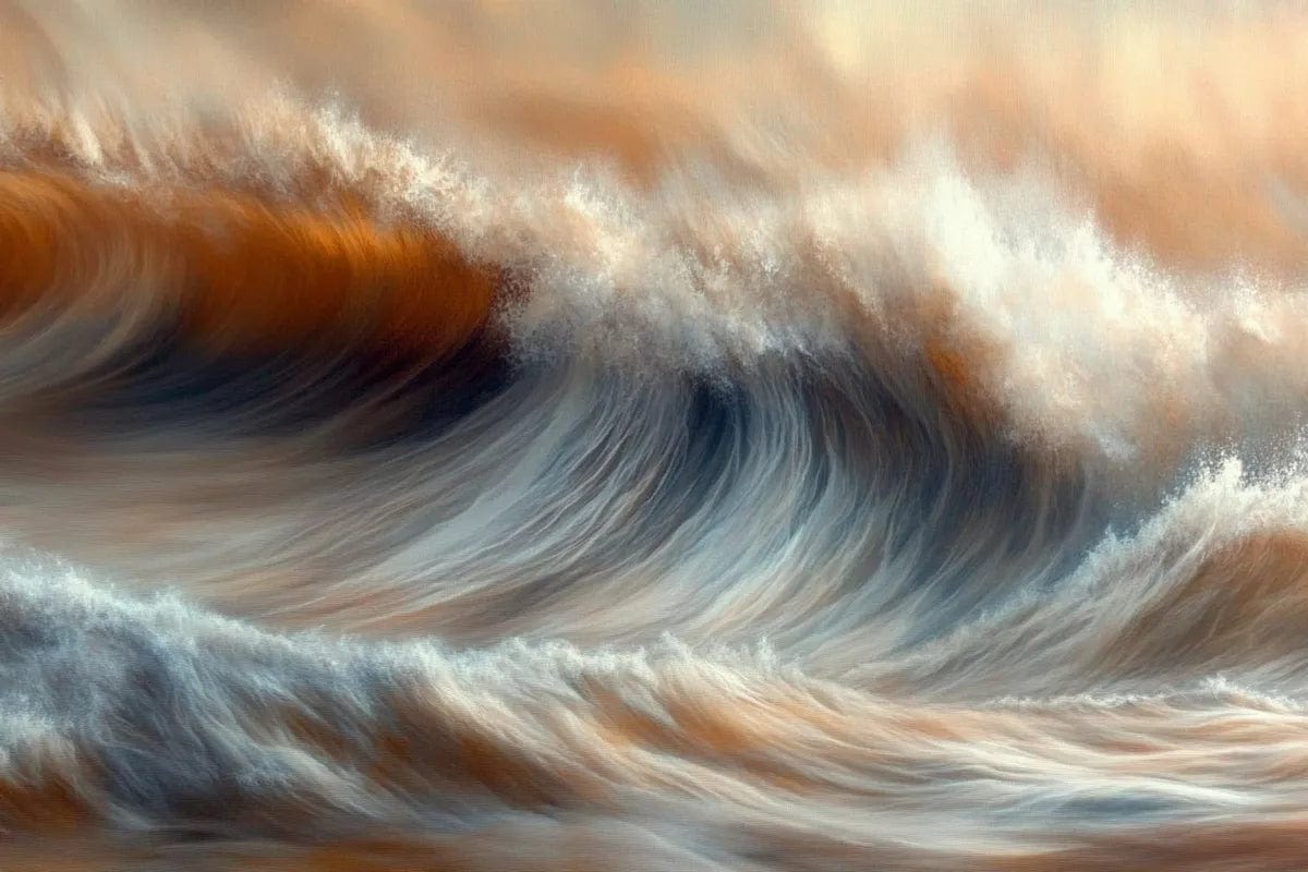 Tablou Canvas - Valuri Abstracte