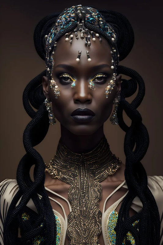 Tablou Canvas - Afro 94 Elegantissima