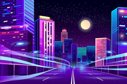 Tablou Canvas - Peisaj Urban Abstract