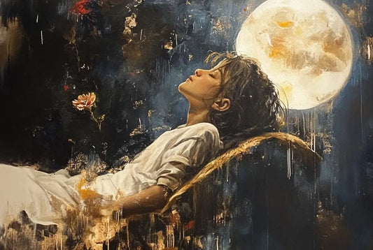 Tablou Canvas - Somn Spre Luna