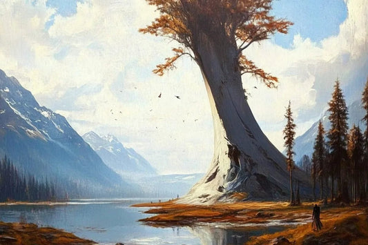 Tablou Canvas - Copac Singuratic