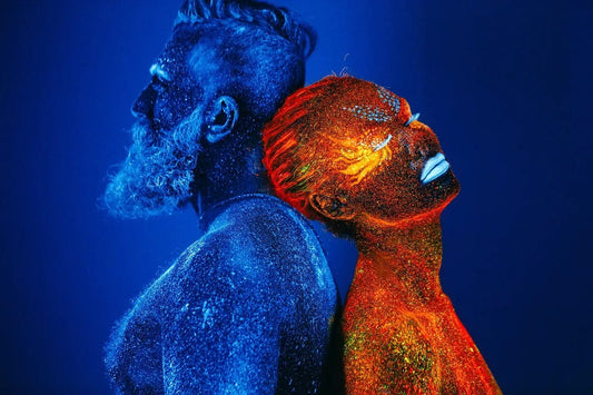 Tablou Canvas - Fluo Duo 2