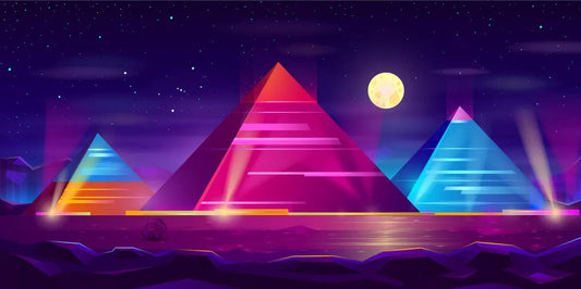 Tablou Canvas - Peisaj Futurist Abstract