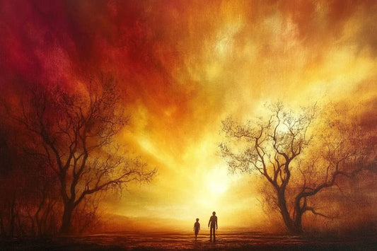 Tablou Canvas - Pierduti spre Asfintit