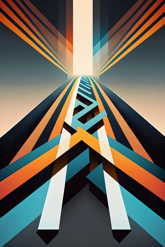 Tablou Canvas - Eleganta Abstracta 3D