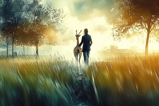 Tablou Canvas - La Plimbare Prin Savana