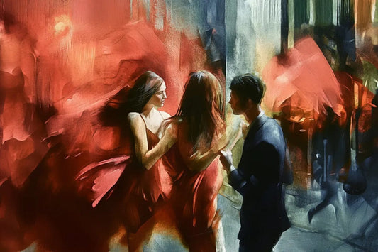 Tablou Canvas - Dans Abstract Trei