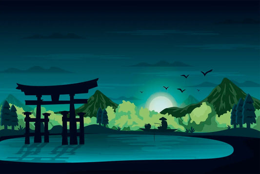 Tablou Canvas - Peisaj Futurist Abstract