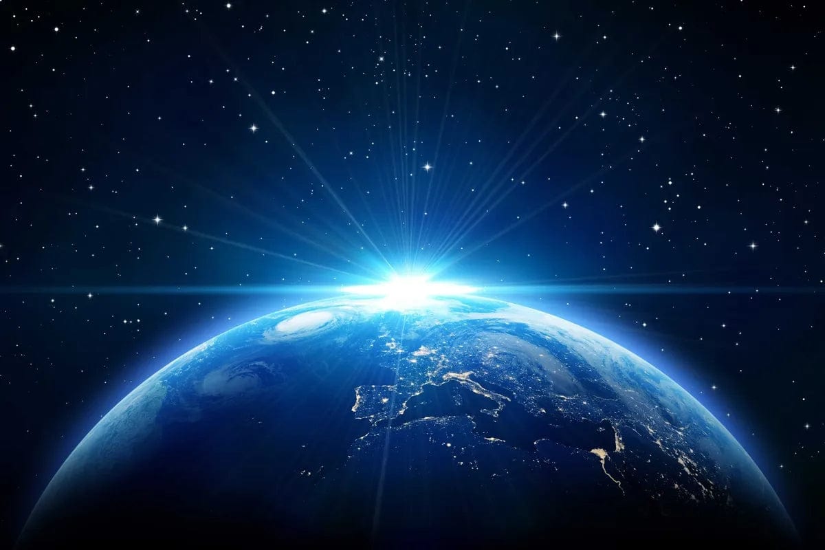 Tablou Canvas - Rasarit in Univers