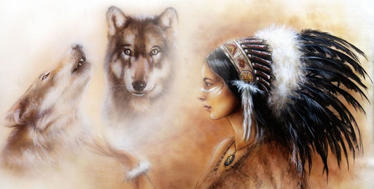 Portret nativ american