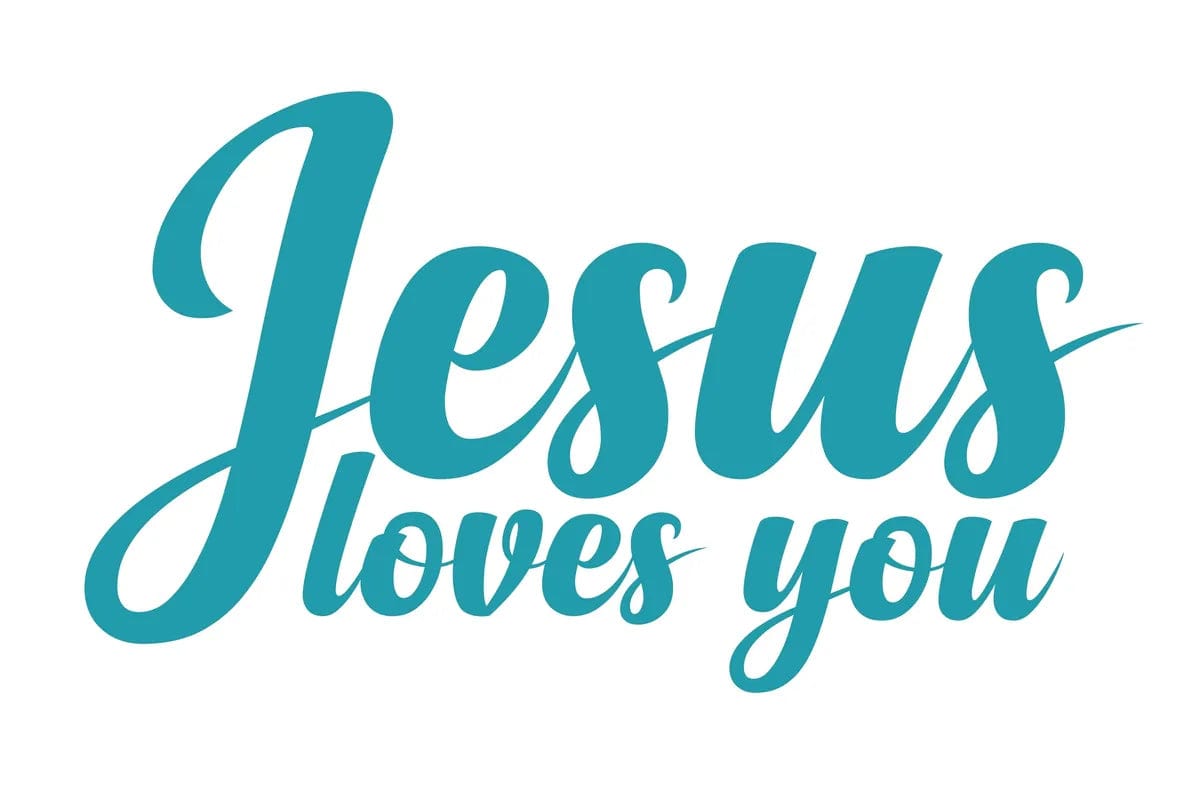 Tablou Canvas - Iubirea divina: Jesus loves You