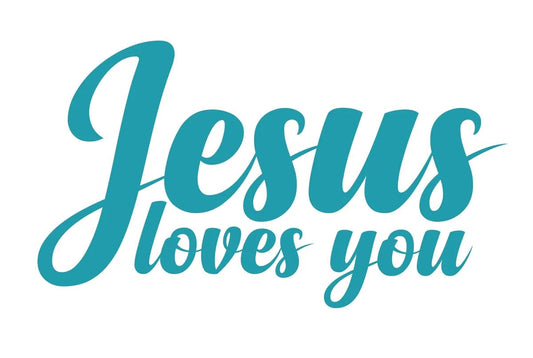 Tablou Canvas - Iubirea divina: Jesus loves You