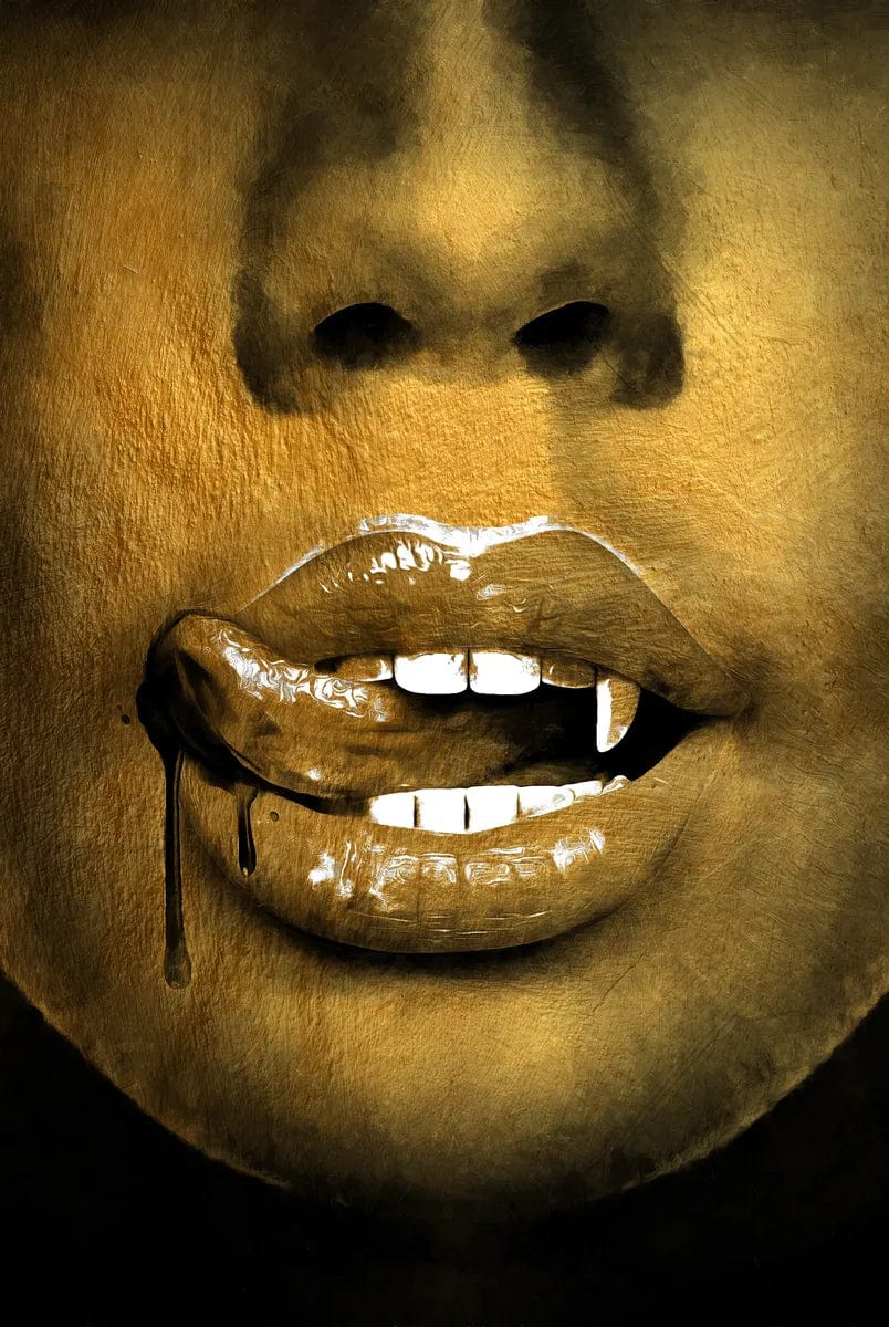 Tablou Canvas - Gold&Black 01 Eleganta Modena