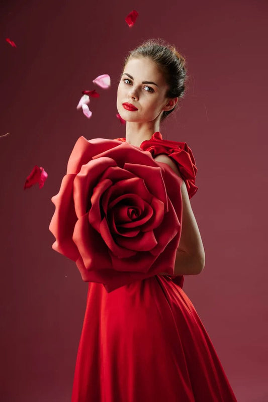 Tablou Canvas - Lady in Red