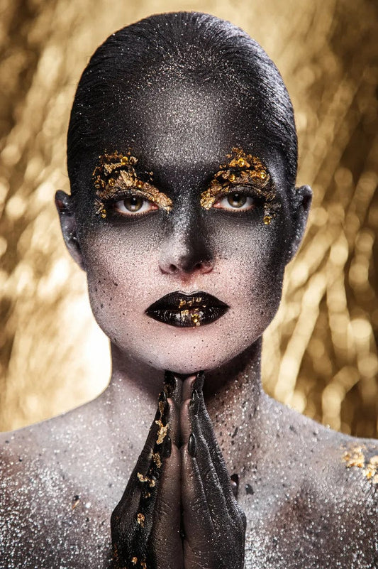 Tablou Canvas - Eleganta Gold&Black 37