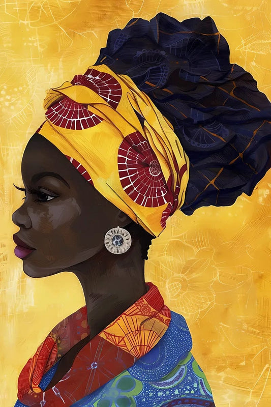 Tablou Canvas - Afro 6 Elegant