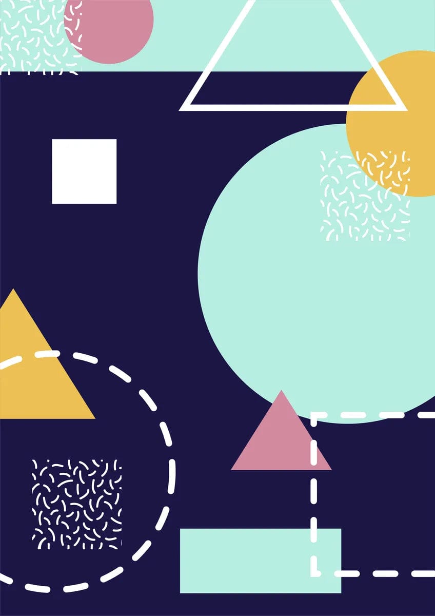 Tablou Canvas - Abstract Geometric Mov