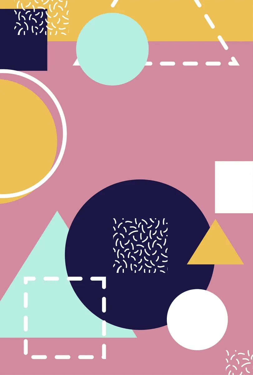 Tablou Canvas - abstract Geometric Multicolor