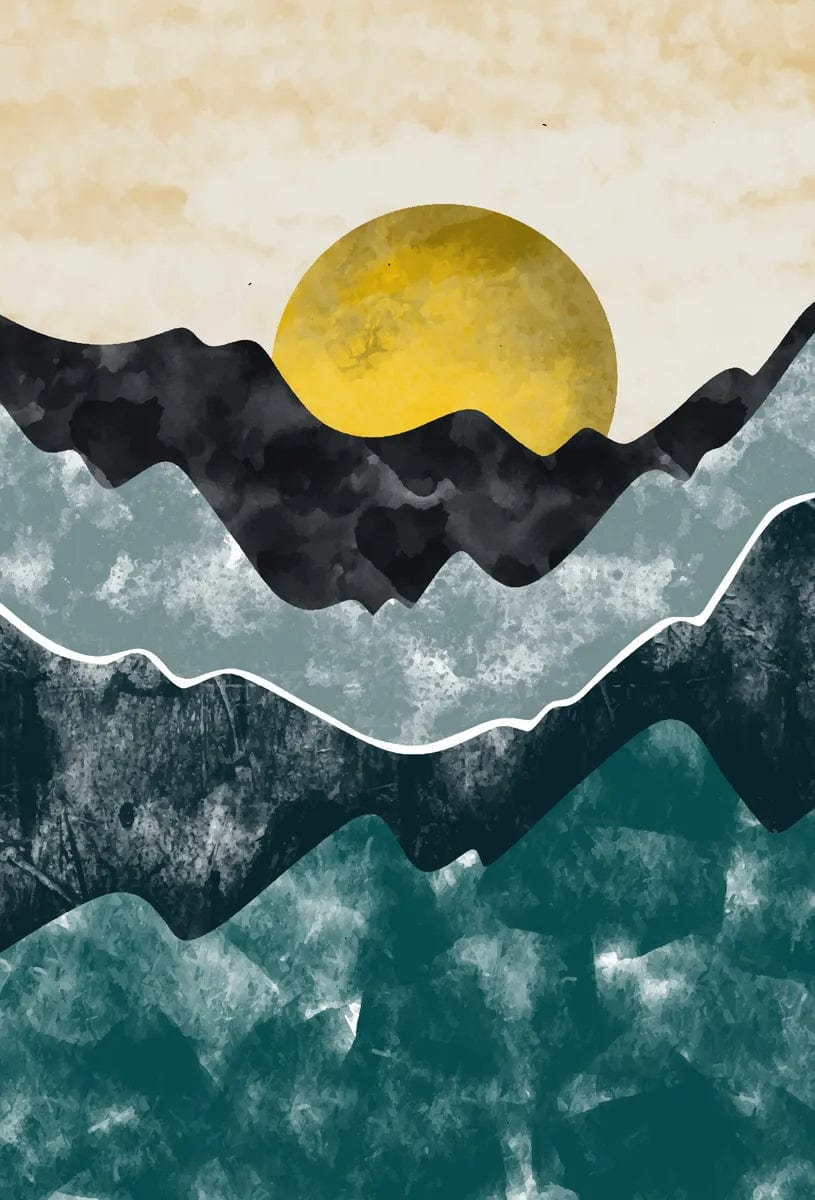 Tablou Canvas - Rasaritul la Munti