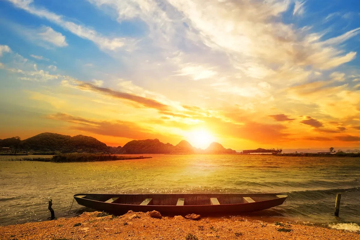 Tablou Canvas - Asfintit pe Barca