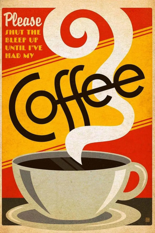 Tablou Canvas - Cafea Retro